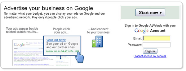 how to advertise on google